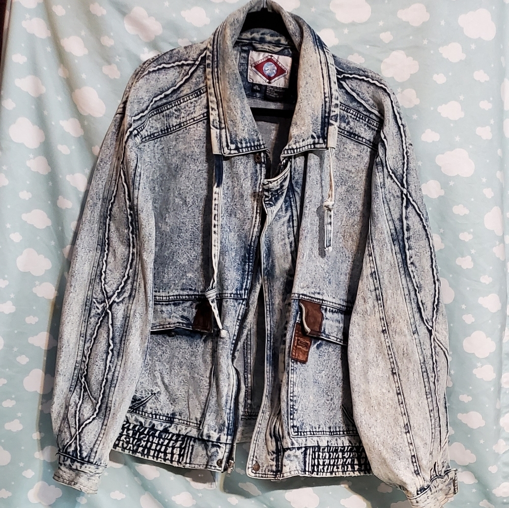 VINTAGE 80's HORIZON JEAN JACKET